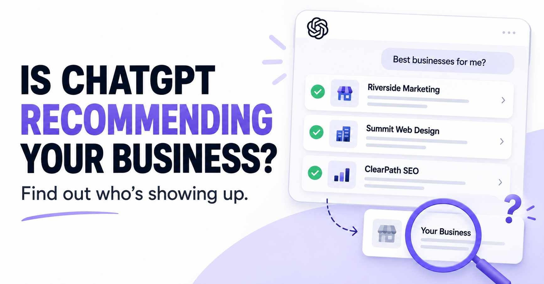 is chatgpt recommending your businesss